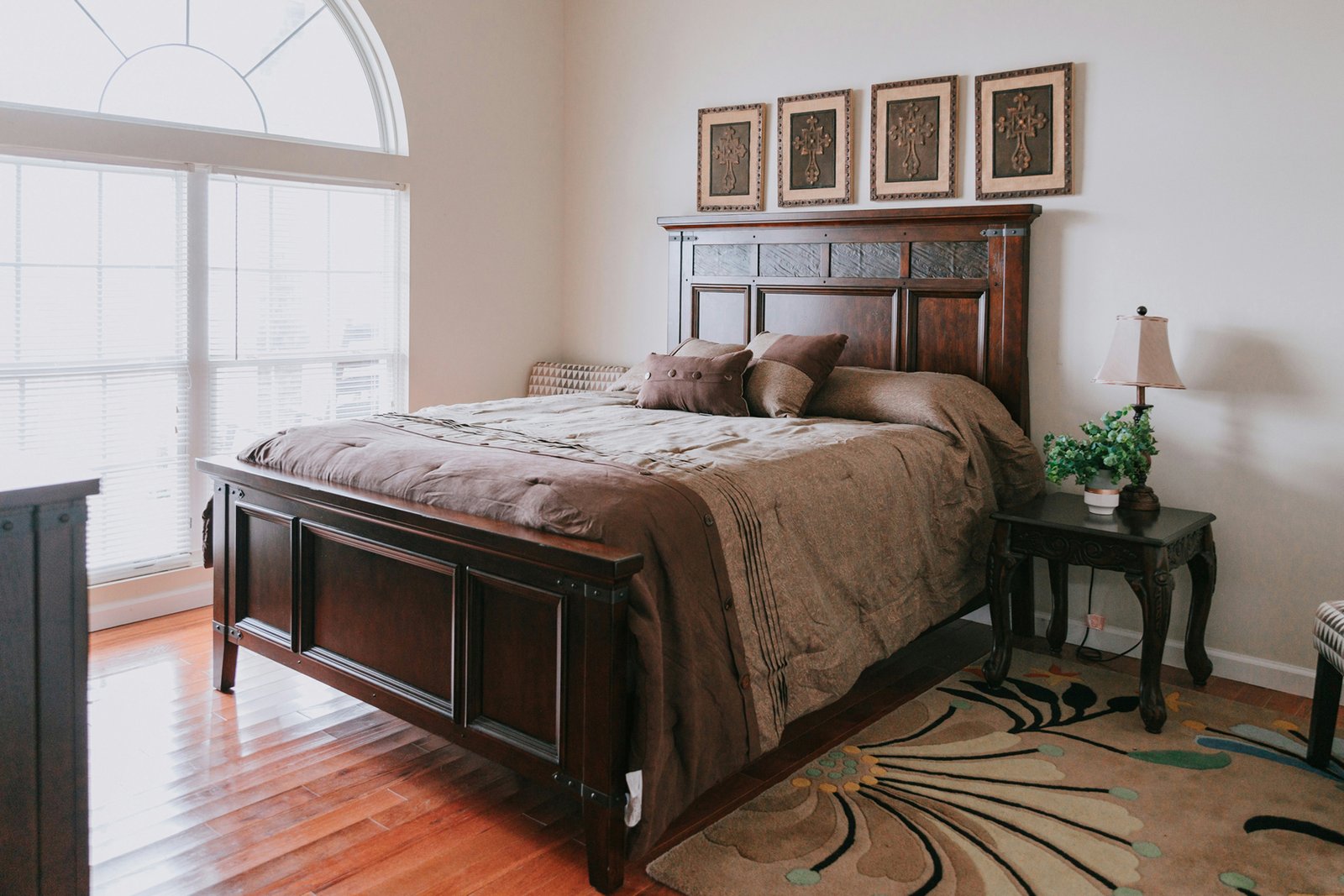 Holzverbindung am Bettgestell